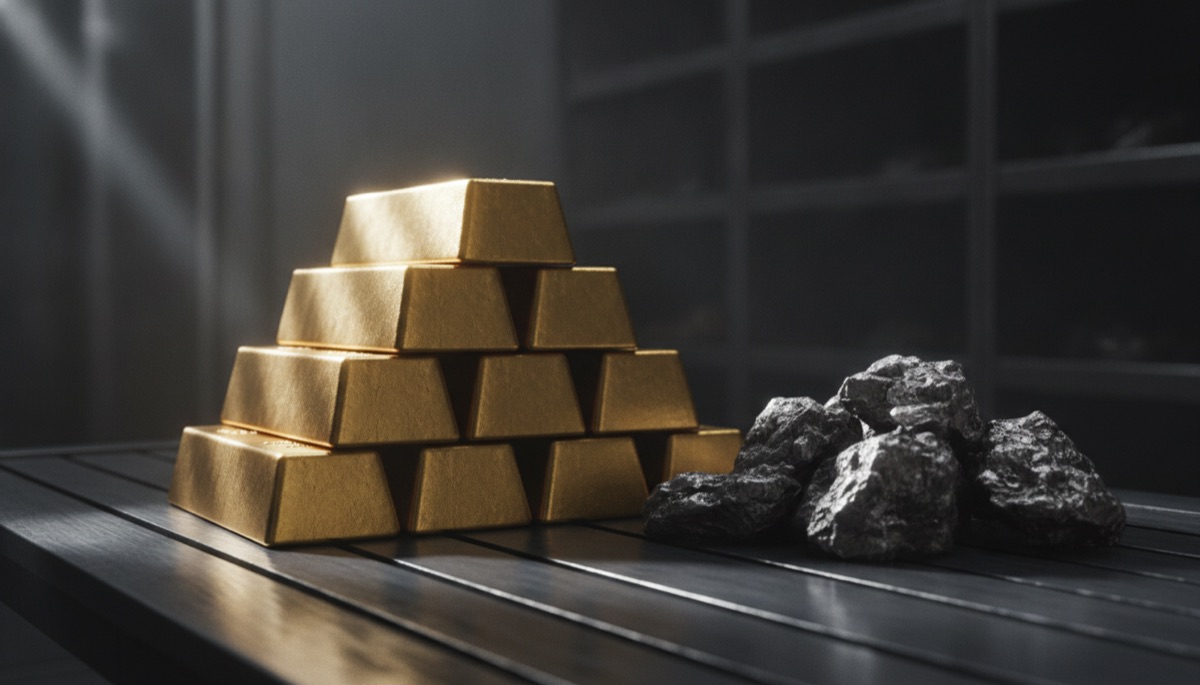 Gold — illustrative photograph of the commodity category